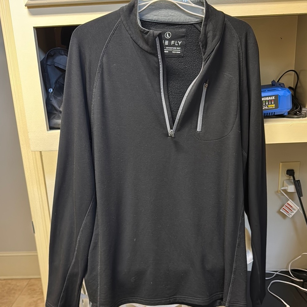 Free Fly Apparel Black Zip Up fleece